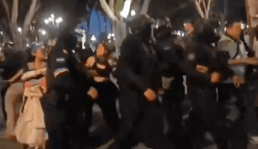 Reporta Ayuntamiento de Puebla detención de dos personas por altercados en marcha del 8M